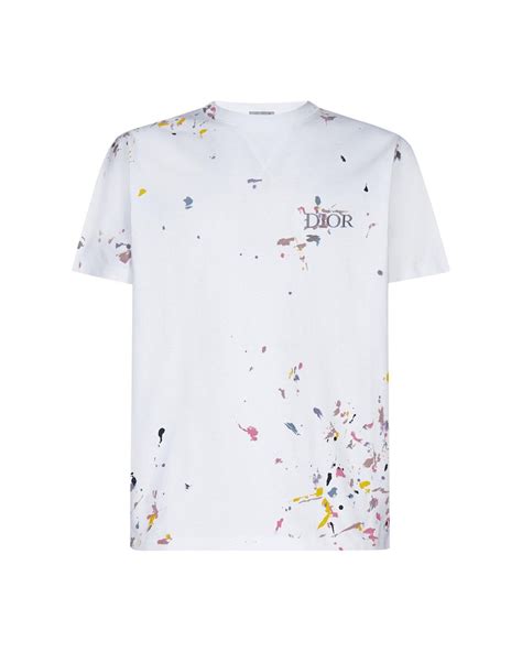 dior paint tee|christian dior tee price.